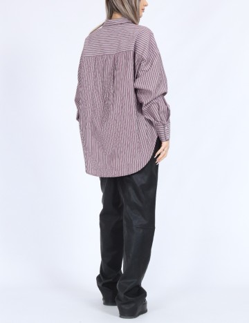 Camasa Oversize Vero Moda, pruna