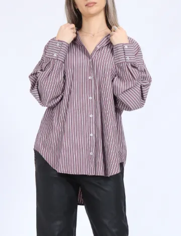 Camasa Oversize Vero Moda, pruna