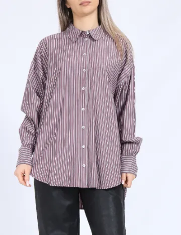 Camasa Oversize Vero Moda, pruna
