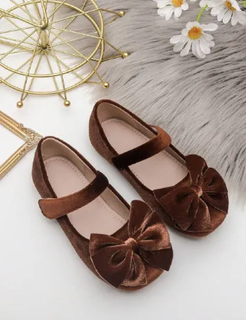 Pantofi Shein Kids, maro