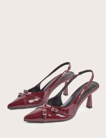 Pantofi SHEIN, visiniu