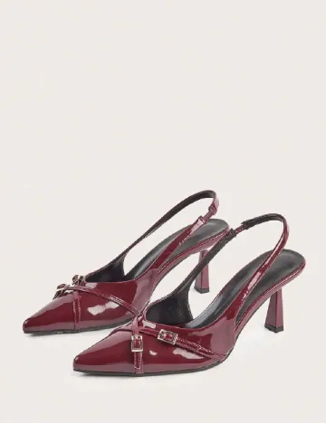 Pantofi SHEIN, visiniu