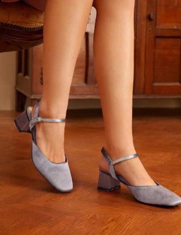 Pantofi SHEIN, gri
