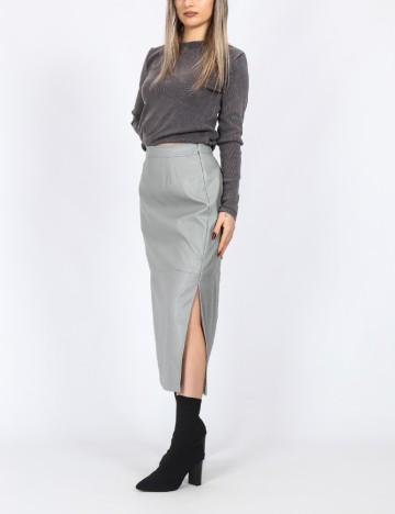 Fusta Vero Moda, gri