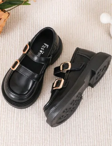 Pantofi Shein Kids, negru