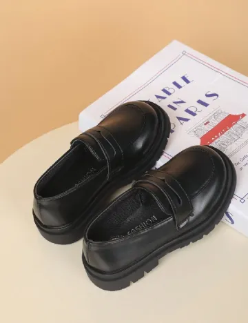 Mocasini Shein Kids, negru