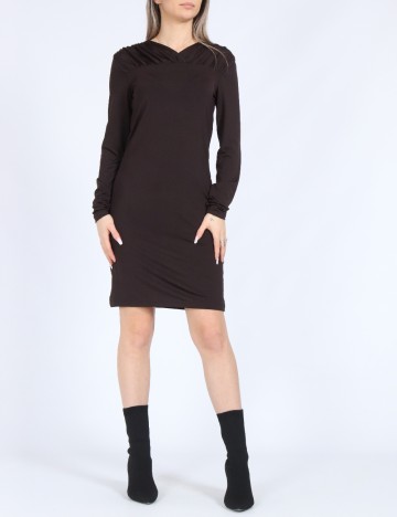 Rochie scurta Vero Moda, maro
