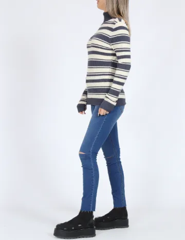 Bluza Only, bleumarin