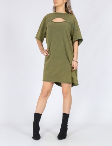 Rochie scurta SHEIN, verde
