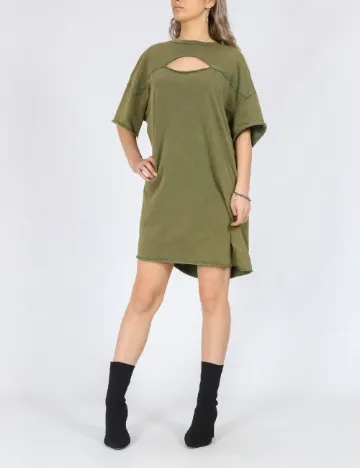 Rochie scurta SHEIN, verde
