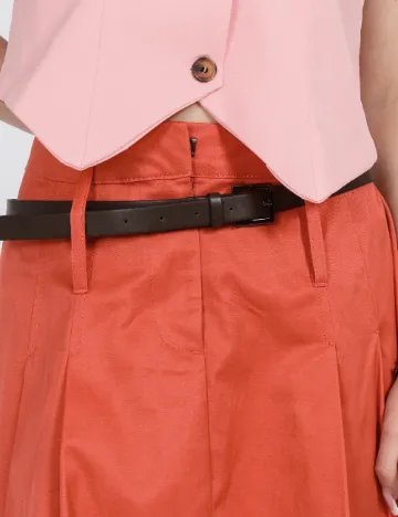Fusta Vero Moda, portocaliu