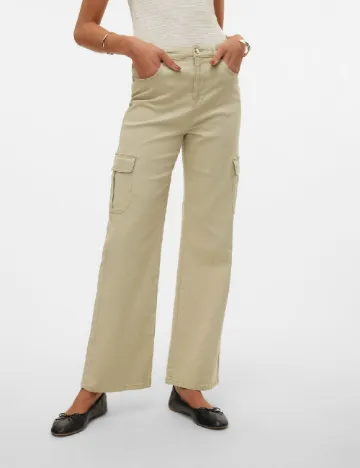 Pantaloni Vero Moda, bej
