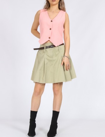 Fusta Vero Moda, verde deschis