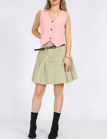 Fusta Vero Moda, verde deschis