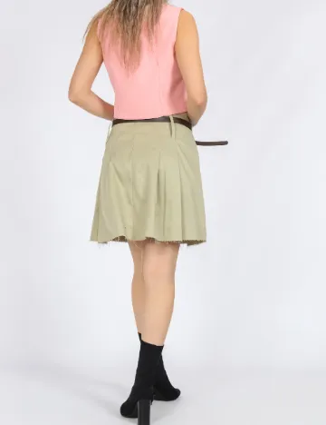 Fusta Vero Moda, verde deschis