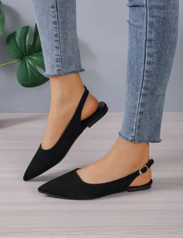 Balerini SHEIN, negru Negru