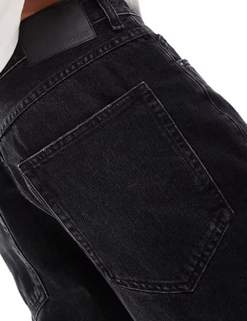 Pantaloni scurti Pull&Bear, negru