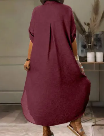Rochie lunga SHEIN CURVE, visiniu Rosu