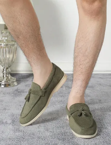 Mocasini SHEIN, verde