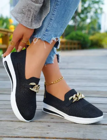 Mocasini SHEIN, negru
