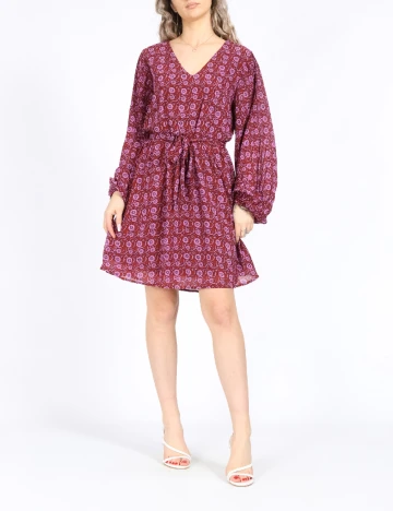 Rochie scurta Only, visiniu