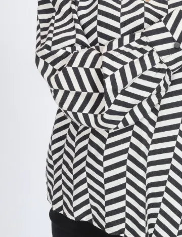 Bluza Only, alb/negru