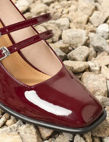Pantofi SHEIN, visiniu