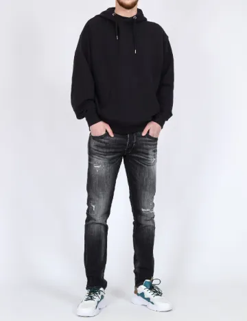 Hanorac Oversize Jack&Jones, negru