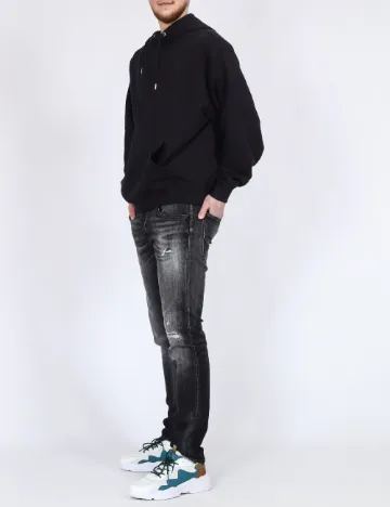 Hanorac Oversize Jack&Jones, negru
