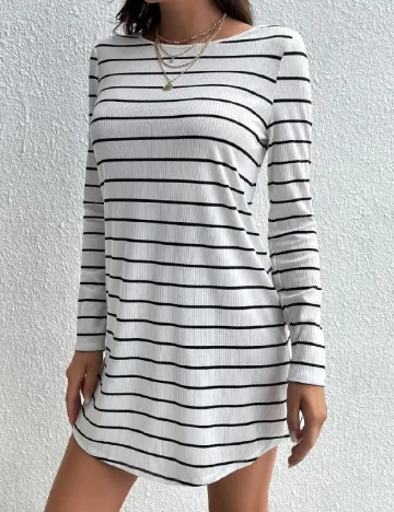 Rochie scurta SHEIN, alb
