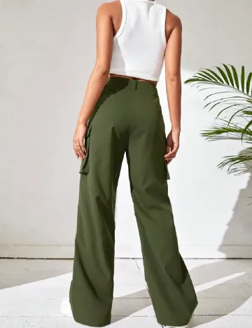 Pantaloni SHEIN, verde