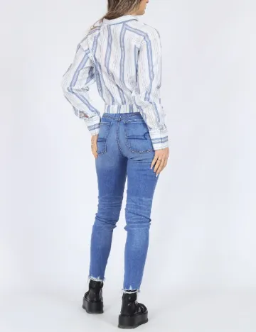 Camasa Jack&Jones, alb/albastru