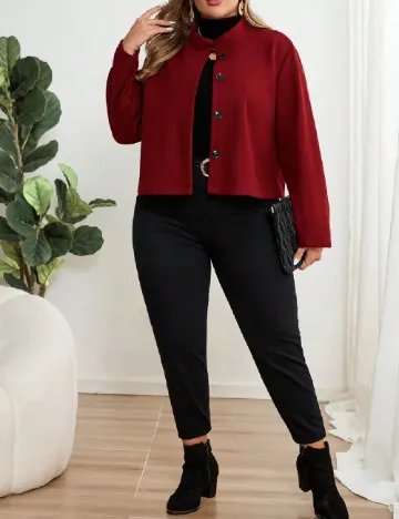 Jacheta SHEIN CURVE, rosu