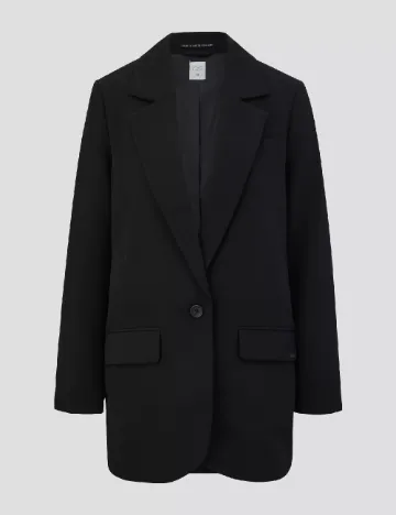 Sacou Oversize Q/S, negru