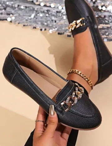 Mocasini SHEIN, negru