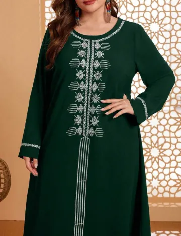 Rochie lunga SHEIN CURVE, verde