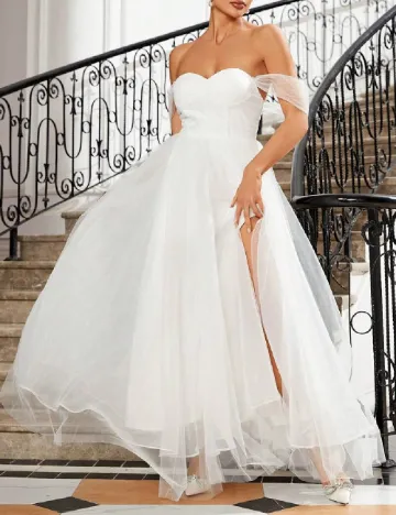 Rochie lunga SHEIN, alb