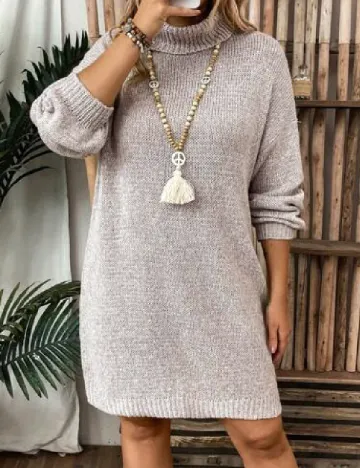 Rochie scurta SHEIN CURVE, gri