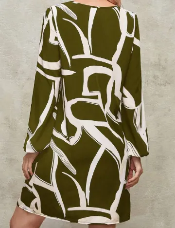 Rochie scurta SHEIN, verde