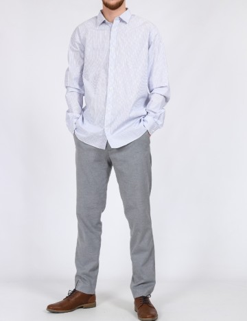 Camasa Jack&Jones, alb/albastru