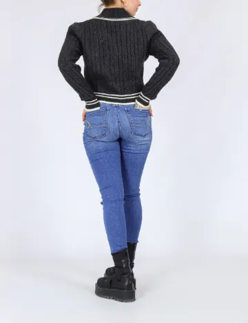 Blugi American Eagle, albastru inchis
