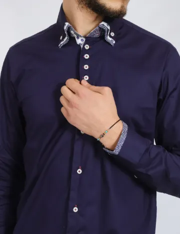 Camasa INTERTEX, bleumarin