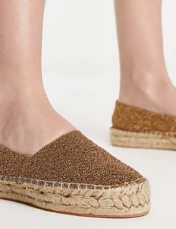 Espadrile South Beach, auriu