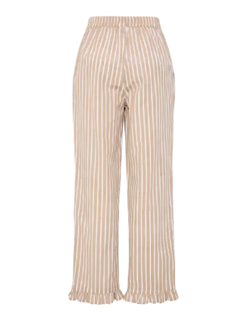 Pantaloni Pieces, maro