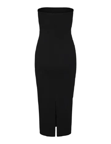 Rochie medie Pieces, negru