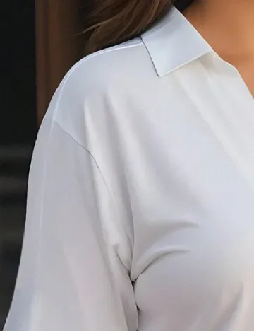 Bluza SHEIN CURVE, alb