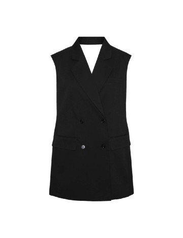 Rochie scurta Pieces, negru