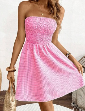 Rochie scurta SHEIN, roz