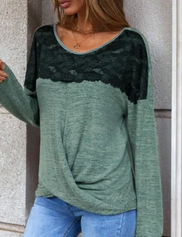 Bluza SHEIN, verde