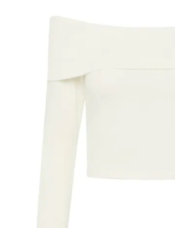 Bluza Pieces, alb